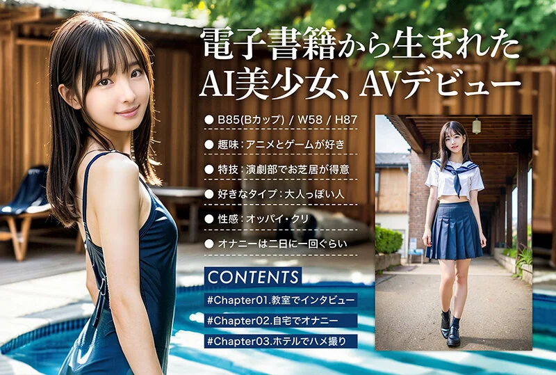笑顔が可愛いウブだけどエッチな美少女JKシーン1